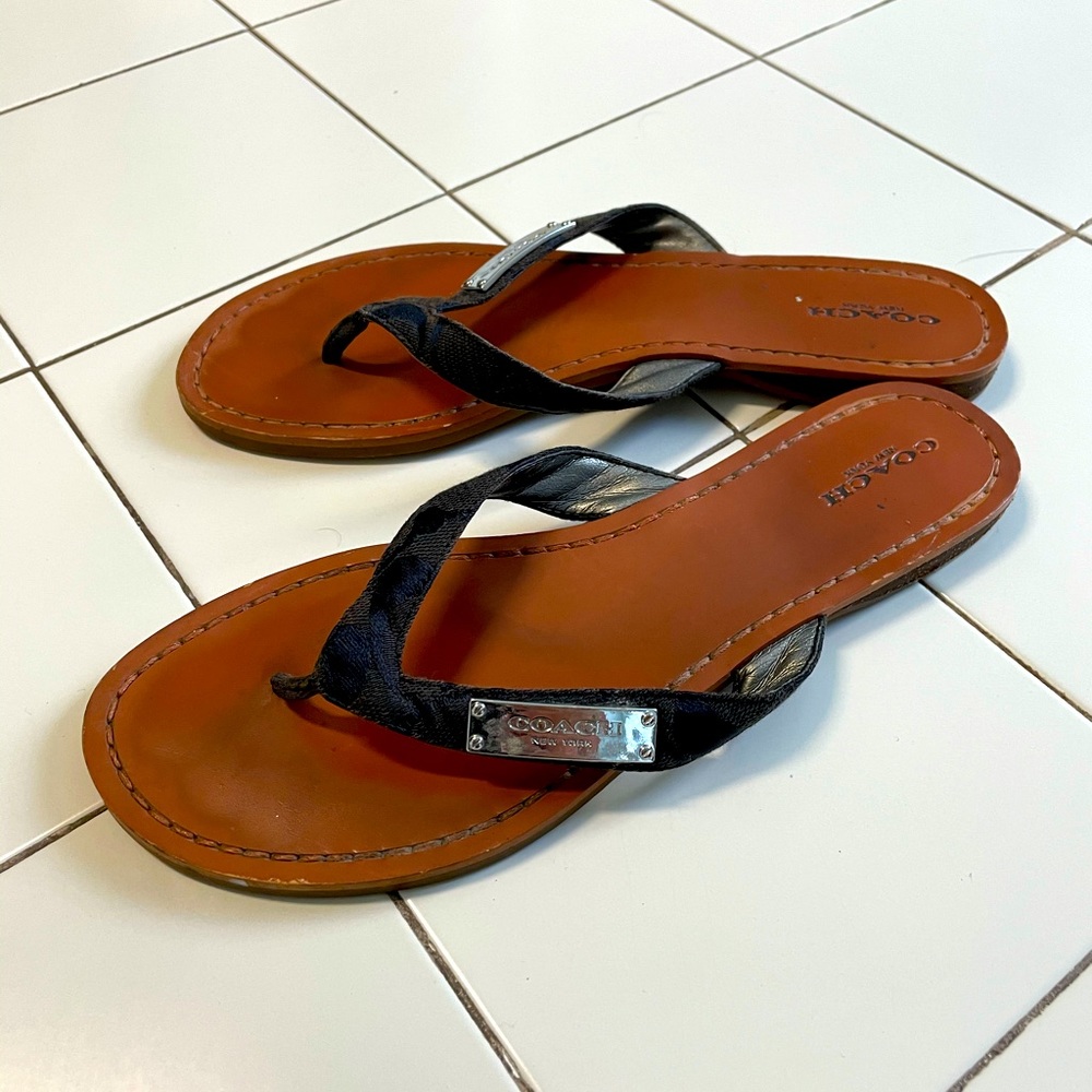 Coach Flip Flops